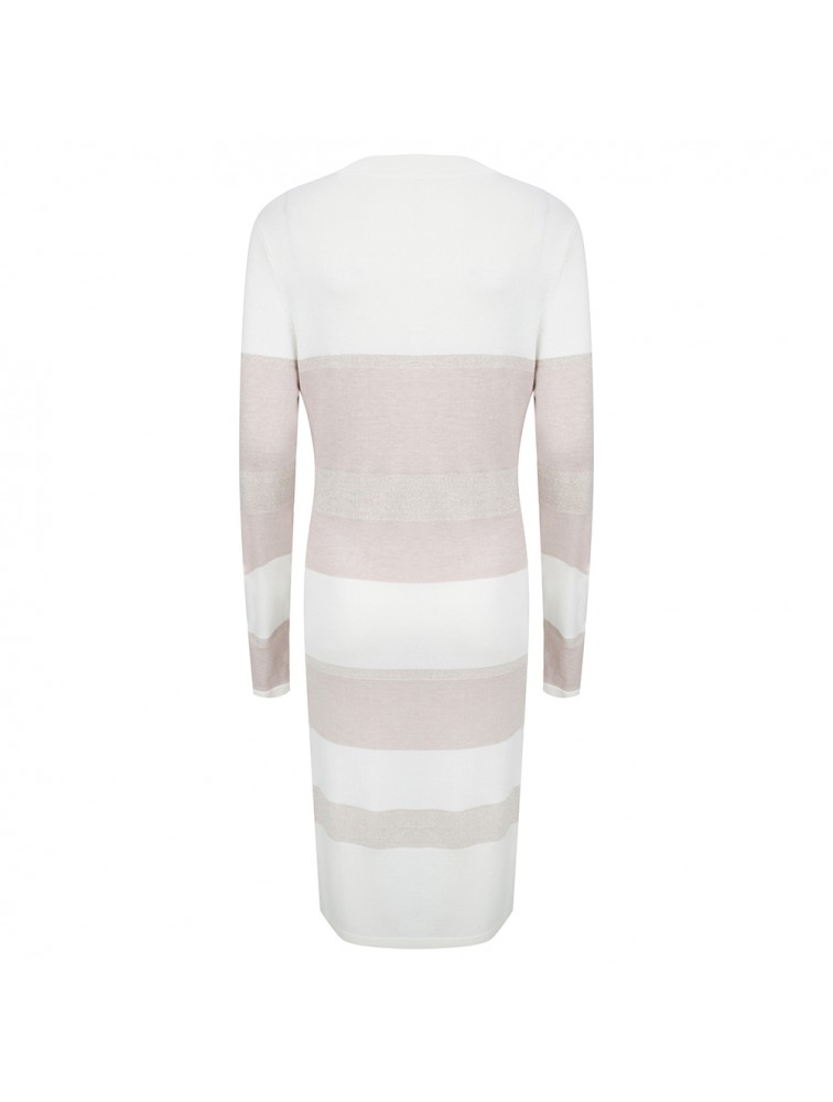  ESQUALO Stripe Dress Lurex